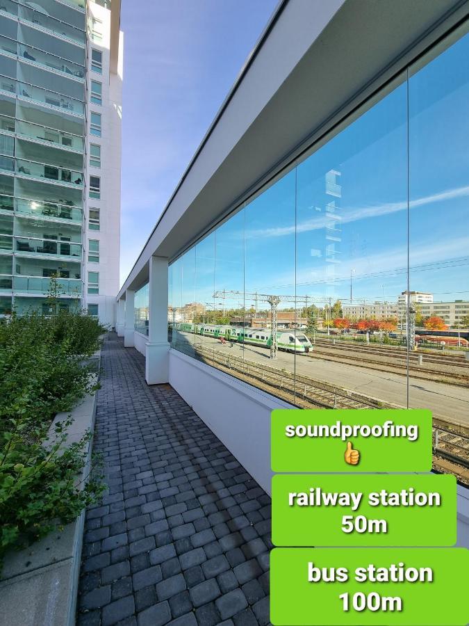 City Center 1R Studio With Perfect View, Parking Oulu Exterior foto